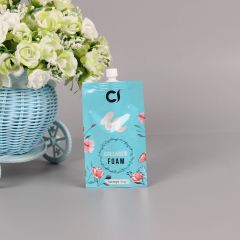 25ML Rose Essence Facial Mask Small Bag Shower Gel Shampoo Spout Packaging Bag