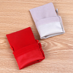 Drawstring high-end velvet comb jewelry storage bag small storage bag wholesale