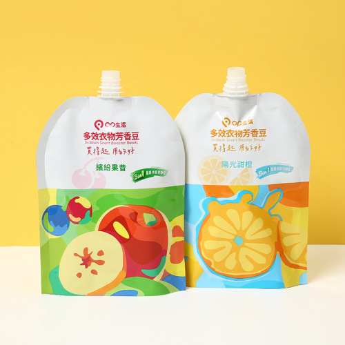 Wholesale food spout bag aluminum foil laundry detergent self-supporting spout packaging bag special-shaped spout bag can be customized with logo