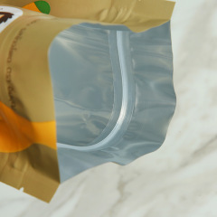 Manufacturer's self-supporting ziplock bag customization Plastic three-side sealed snack coffee aluminum foil vacuum bag ziplock bag