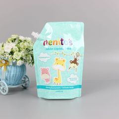 Manufacturer juice jelly self-standing nozzle bag laundry detergent soy milk nozzle packaging bag wholesale custom
