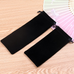 Drawstring high-end velvet comb jewelry storage bag small storage bag wholesale
