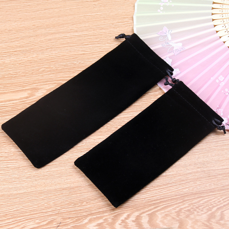 Drawstring high-end velvet comb jewelry storage bag small storage bag wholesale