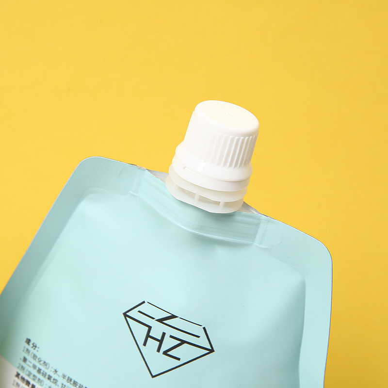 Customized laundry detergent packaging bags, daily chemical nozzle stand-up bags, soap liquid packaging bags, twist-cap seal bags, color printing custom bags