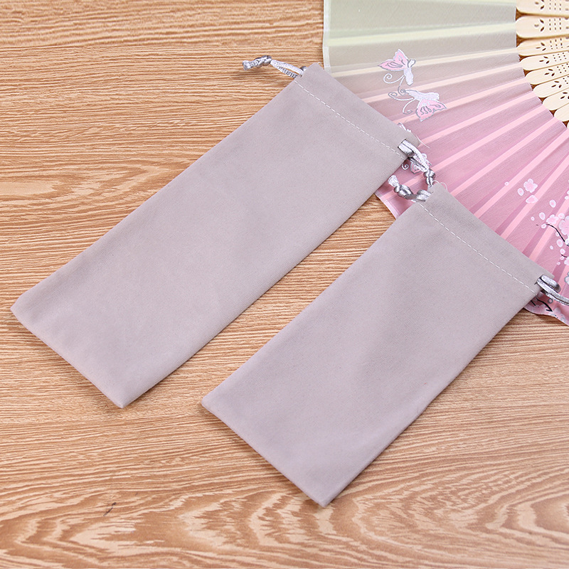 Drawstring high-end velvet comb jewelry storage bag small storage bag wholesale