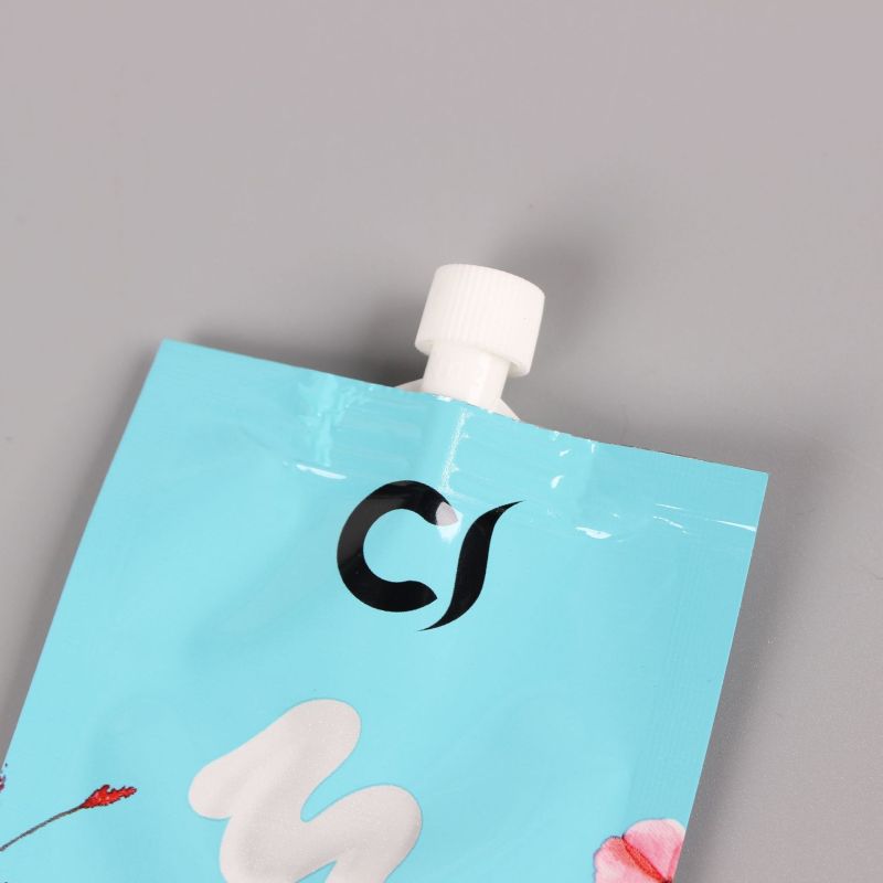 25ML Rose Essence Facial Mask Small Bag Shower Gel Shampoo Spout Packaging Bag