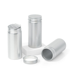 40*90mm vitamin candy aluminum bottle 90ml food and medicine aluminum can health care products tablet capsule packaging can