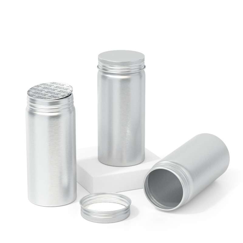 40*90mm vitamin candy aluminum bottle 90ml food and medicine aluminum can health care products tablet capsule packaging can