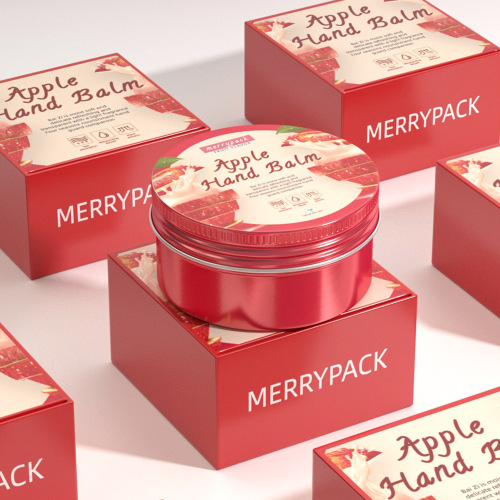 Custom aluminum box 68*35mm hand cream cosmetic packaging aluminum can