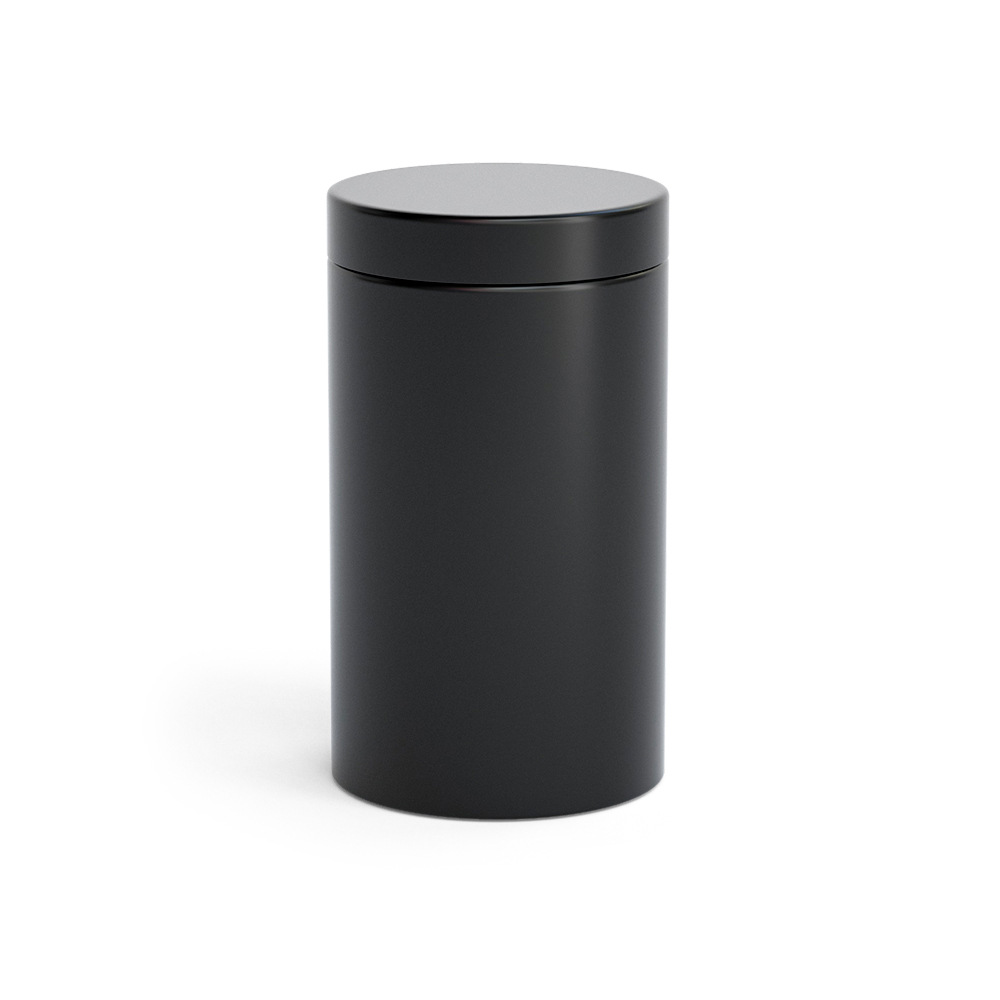 65*115 custom double layer lid aluminum cans sealed packaging cans metal aluminum cans black