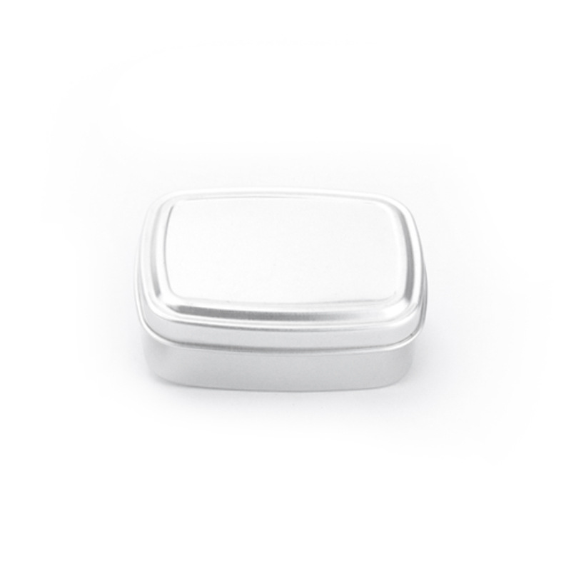 Aluminum soap box travel hotel balm box handmade soap shaving soap box hotel gift soap box square box aluminum box