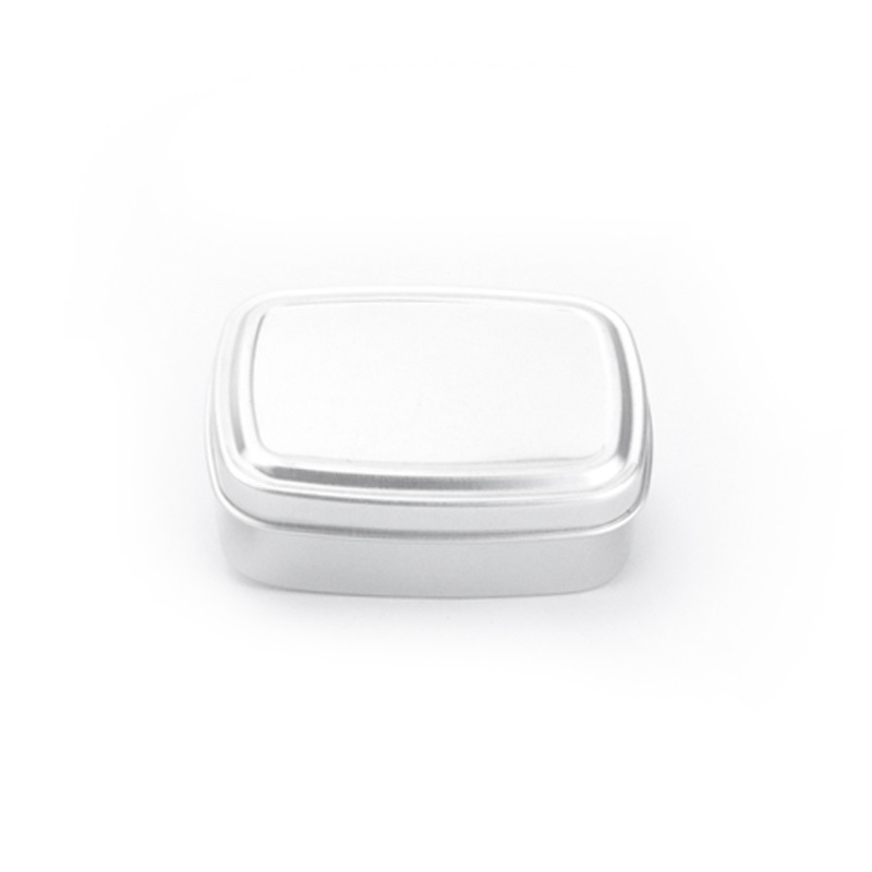 Aluminum soap box travel hotel balm box handmade soap shaving soap box hotel gift soap box square box aluminum box