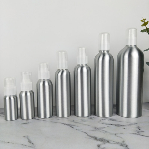 30-150-500ml full-cover powder pump spiral pump aluminum bottle lotion pump head press bottle free wash hand sanitizer sub-bottle