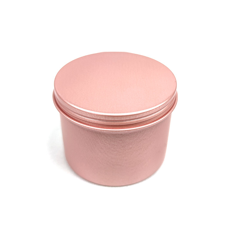5ml-250ml frosted powder aluminum box double-sided multi-specification car wax pot hair mud box cosmetic metal box packaging box