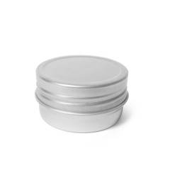 Silver cream aluminum box with various specifications universal thread hair wax cosmetic nail art metal box