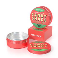 150ml aluminum box 83*38mm round candy can tea can aromatherapy candle packaging can color printing processing customization