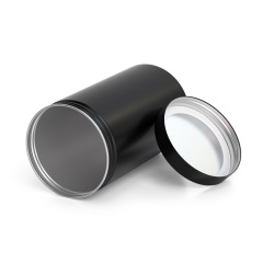 65*115 custom double layer lid aluminum cans sealed packaging cans metal aluminum cans black