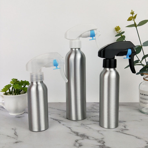30ml-500ml Kao gun spray bottle cosmetic disinfectant alcohol sub-bottle fine mist hand button aluminum bottle