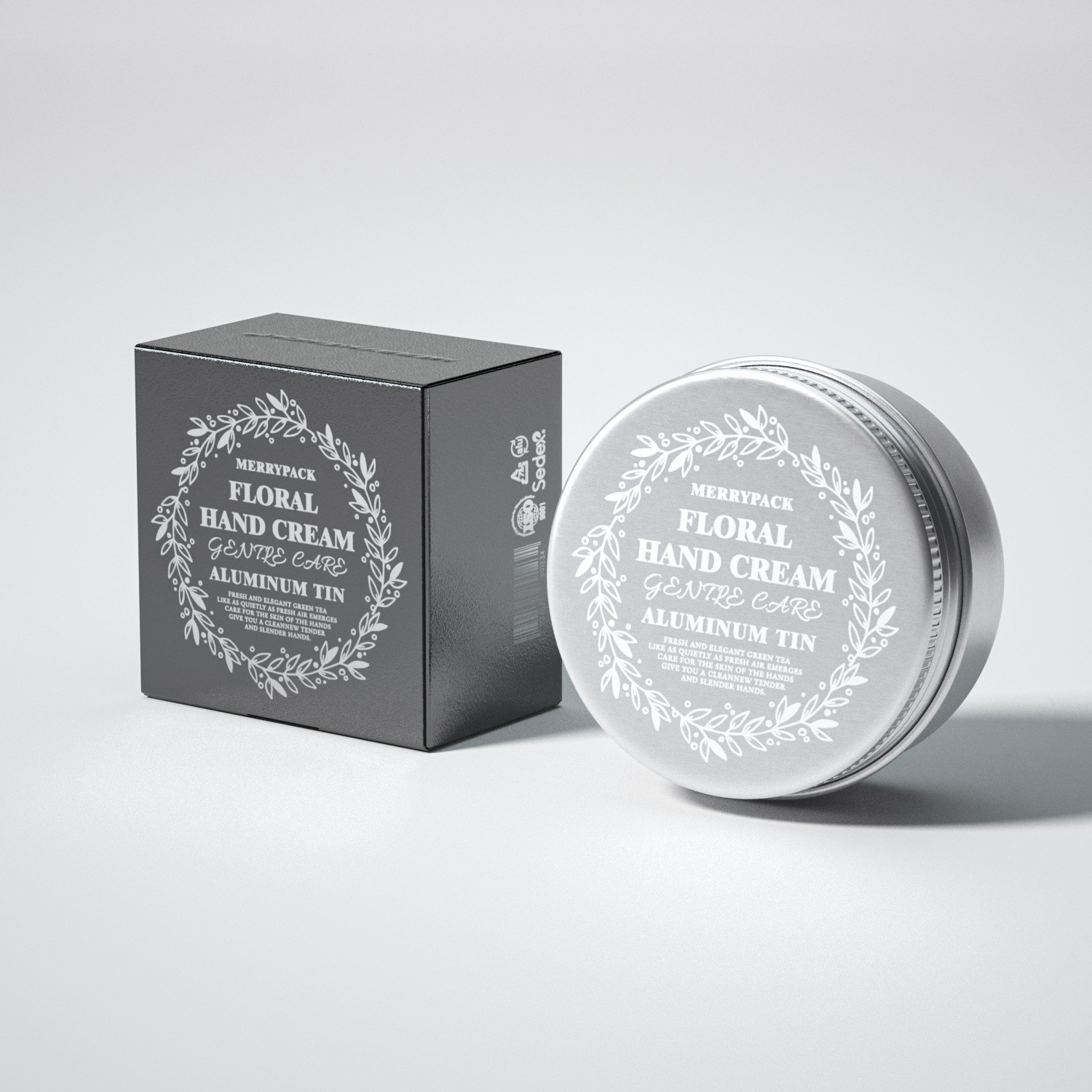 57*27mm 50g moisturizing face cream cosmetic packaging aluminum can 50ml hand cream eye cream hair wax second-throw aluminum box