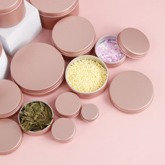 5ml-250ml frosted powder aluminum box double-sided multi-specification car wax pot hair mud box cosmetic metal box packaging box
