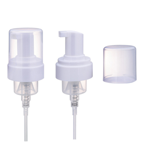 Supply facial cleanser pump pp plastic cover foam pump cleansing mousse press foam pump