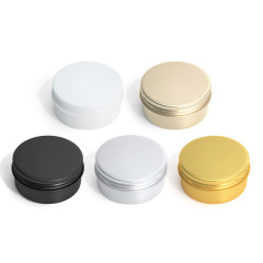 57*27mm 50g moisturizing face cream cosmetic packaging aluminum can 50ml hand cream eye cream hair wax second-throw aluminum box