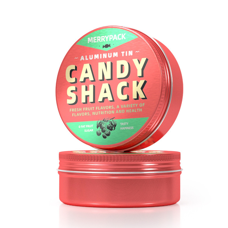 150ml aluminum box 83*38mm round candy can tea can aromatherapy candle packaging can color printing processing customization