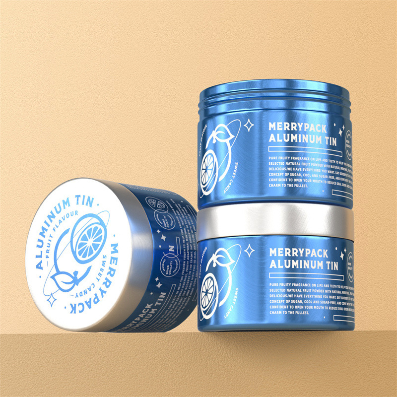 60ml aluminum can 60*46mm lip mask box hair wax mud nail art storage box bait can processing and customization