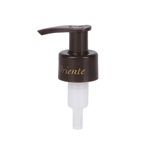 Supply 24/410 28/410 silk screen logo external spring lotion pump body lotion spray head