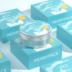 Manufacturer aluminum can wholesale 52*20mm round aluminum box pet supplies can car wax solid balm aluminum can