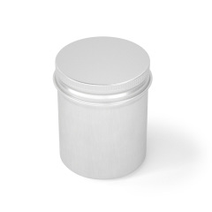 Silver cream aluminum box with various specifications universal thread hair wax cosmetic nail art metal box