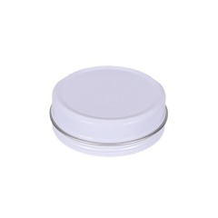 Aluminum box 5ml-150ml single-sided white threaded metal aluminum box food grade cream sealed aluminum can
