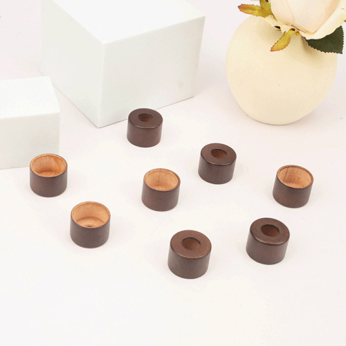 Wooden cover aromatherapy bottle bamboo cover wooden perfume pump head various round square perfume essential oil bamboo cover cosmetic bottle cap manufacturer