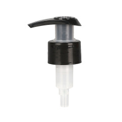 Supply 24mm28mm black glossy lotion pump external spring left and right switch pump cosmetic packaging
