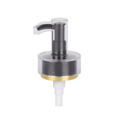 AS transparent cover ALBION lotion pump White silver-plated plastic ALBION pump head 24-tooth double-layer press pump