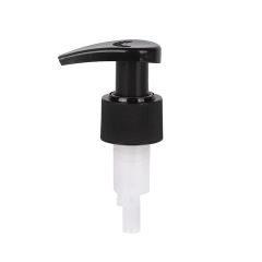 Supply 24mm28mm black glossy lotion pump external spring left and right switch pump cosmetic packaging