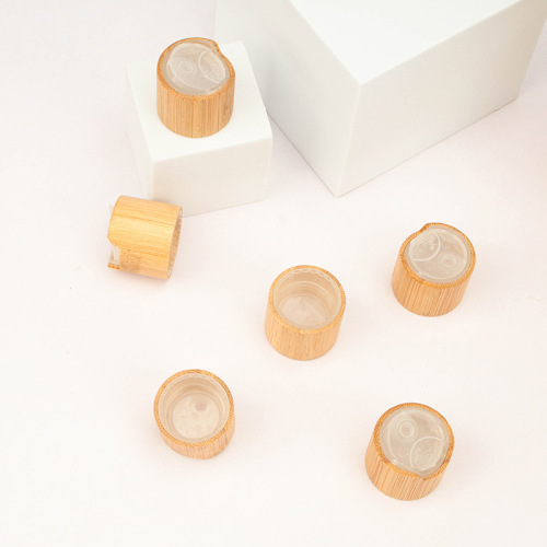 Multi-size bamboo Qianqiu cover 24/410 cosmetic bottle cap wood essence lotion press bamboo wood bottle cap