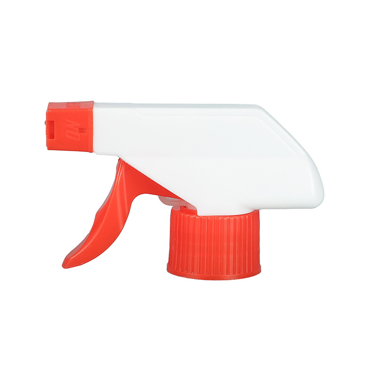 Supply kitchen oil cleaner hand button spray gun plastic spray nozzle foam hand pressure nozzle 28/410