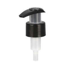 Supply 24mm28mm black glossy lotion pump external spring left and right switch pump cosmetic packaging