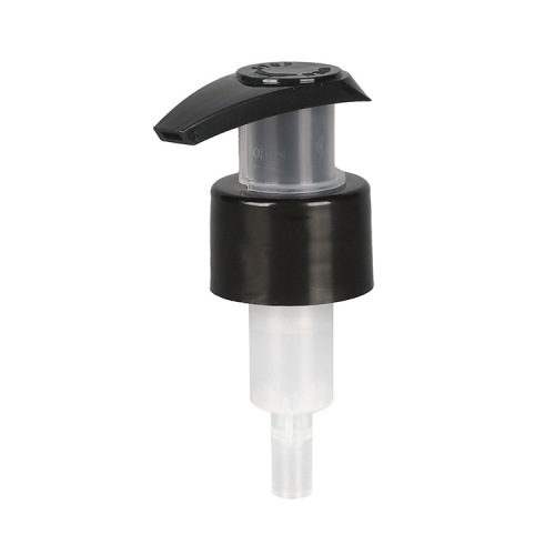 Supply 24mm28mm black glossy lotion pump external spring left and right switch pump cosmetic packaging