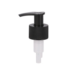 Supply 28-tooth black shampoo and shower gel pump head lotion pump left and right switch pump external spring pressure pump
