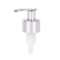 Supply UV plating left and right switch pump external spring lotion pump cosmetic spray head 28/410 24/410