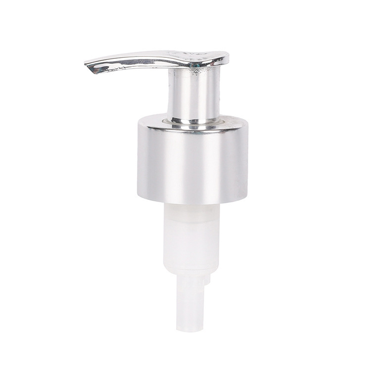Supply UV plating left and right switch pump external spring lotion pump cosmetic spray head 28/410 24/410
