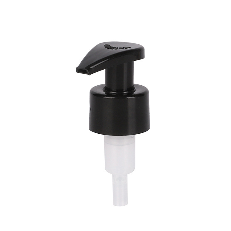 Supply 24mm28mm black glossy lotion pump external spring left and right switch pump cosmetic packaging