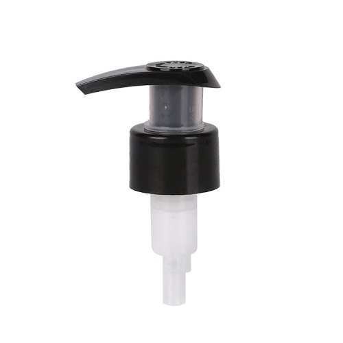 Supply 28-tooth black shampoo and shower gel pump head lotion pump left and right switch pump external spring pressure pump