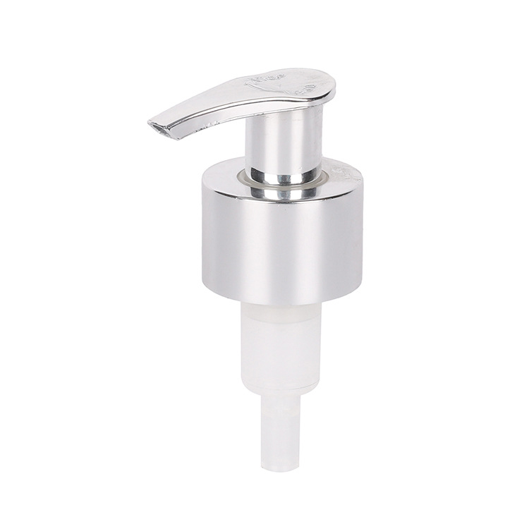 Supply UV plating left and right switch pump external spring lotion pump cosmetic spray head 28/410 24/410