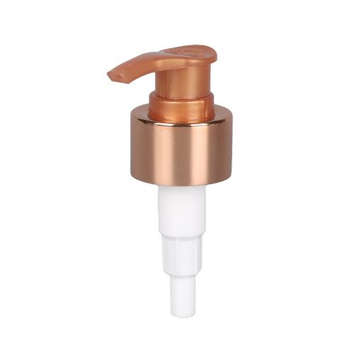 Anodized aluminum lotion pump with multiple specifications, push-type threaded pump, cosmetic packaging switch pump, lotion pump