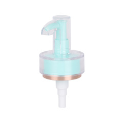 AS transparent cover ALBION lotion pump White silver-plated plastic ALBION pump head 24-tooth double-layer press pump