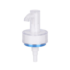 AS transparent cover ALBION lotion pump White silver-plated plastic ALBION pump head 24-tooth double-layer press pump