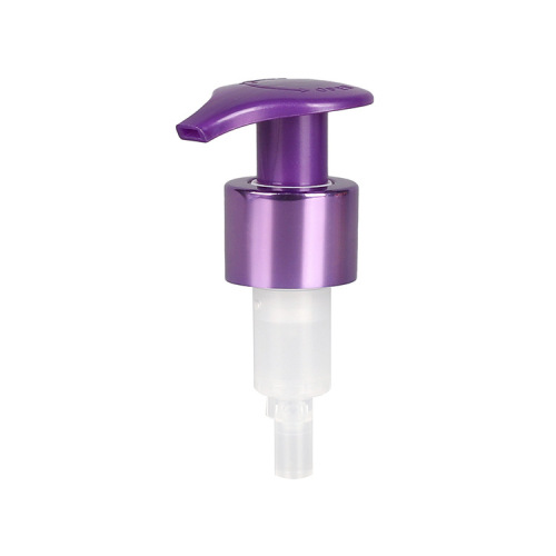 Supply 24/410 anodized aluminum toothpaste pump head spring external lotion pump left and right lock switch pump